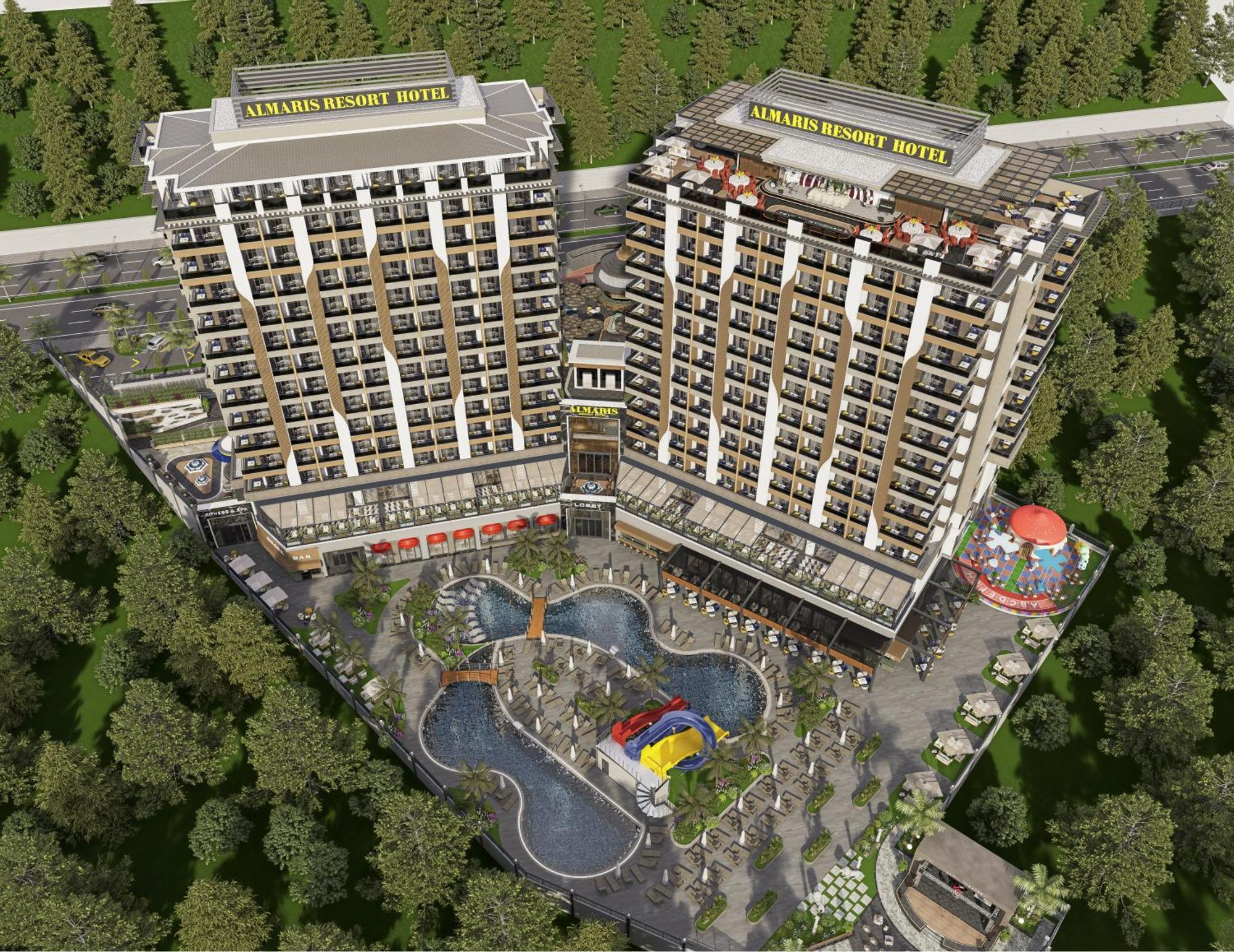 Almaris Alanya Aparthotel Ngoại thất bức ảnh